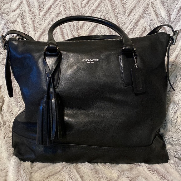 バッグ COACH Vintage Leather Black Shoulder Bag $_12.JPG?set_id=880000500F
